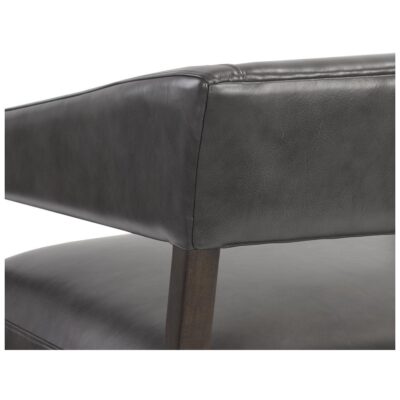 Carlyle Lounge Chair - Brentwood Charcoal Leather 106093 106093 8