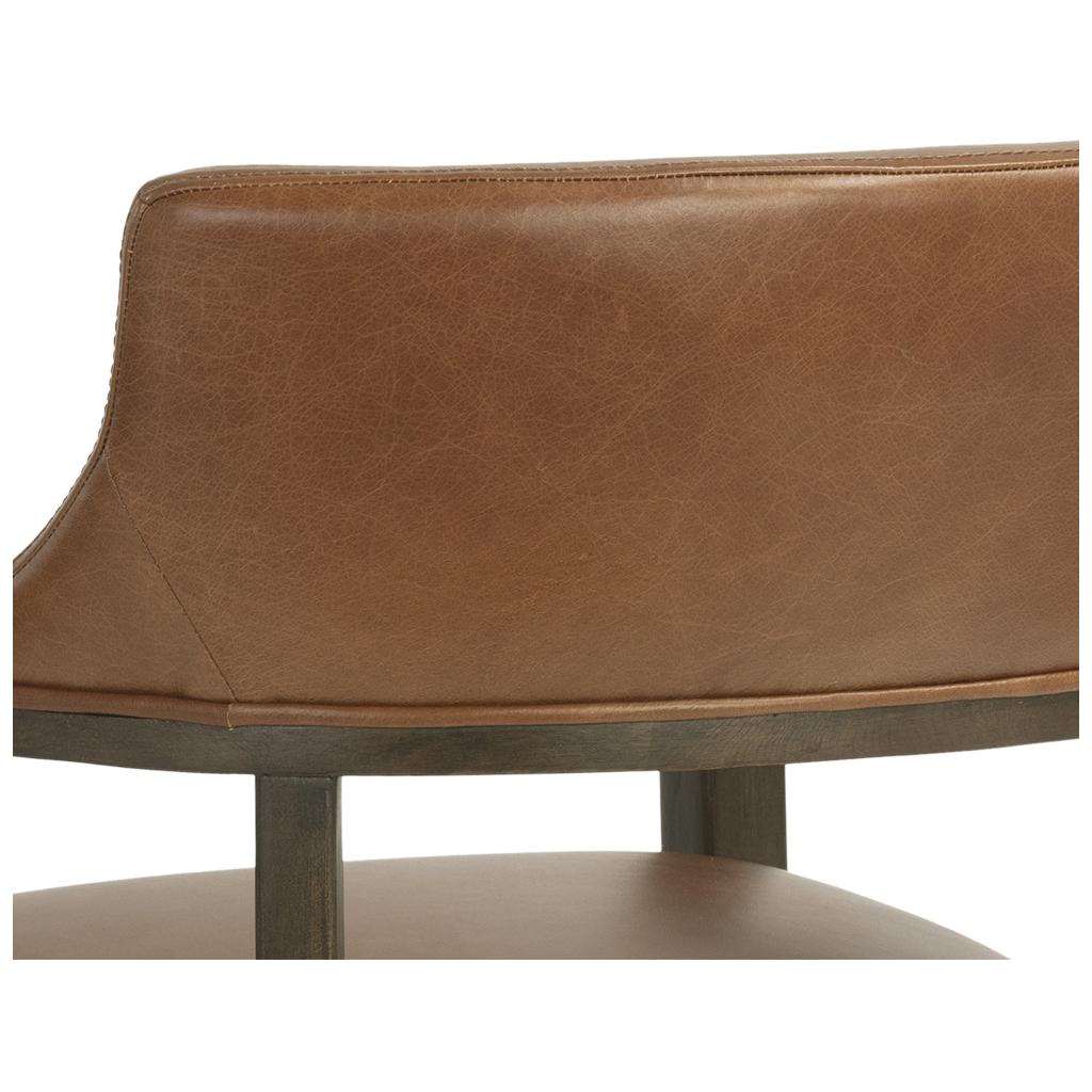 Brylea Dining Armchair - Brown - Shalimar Tobacco Leather 15 Brylea Dining Armchair - Brown - Shalimar Tobacco Leather - Image 15