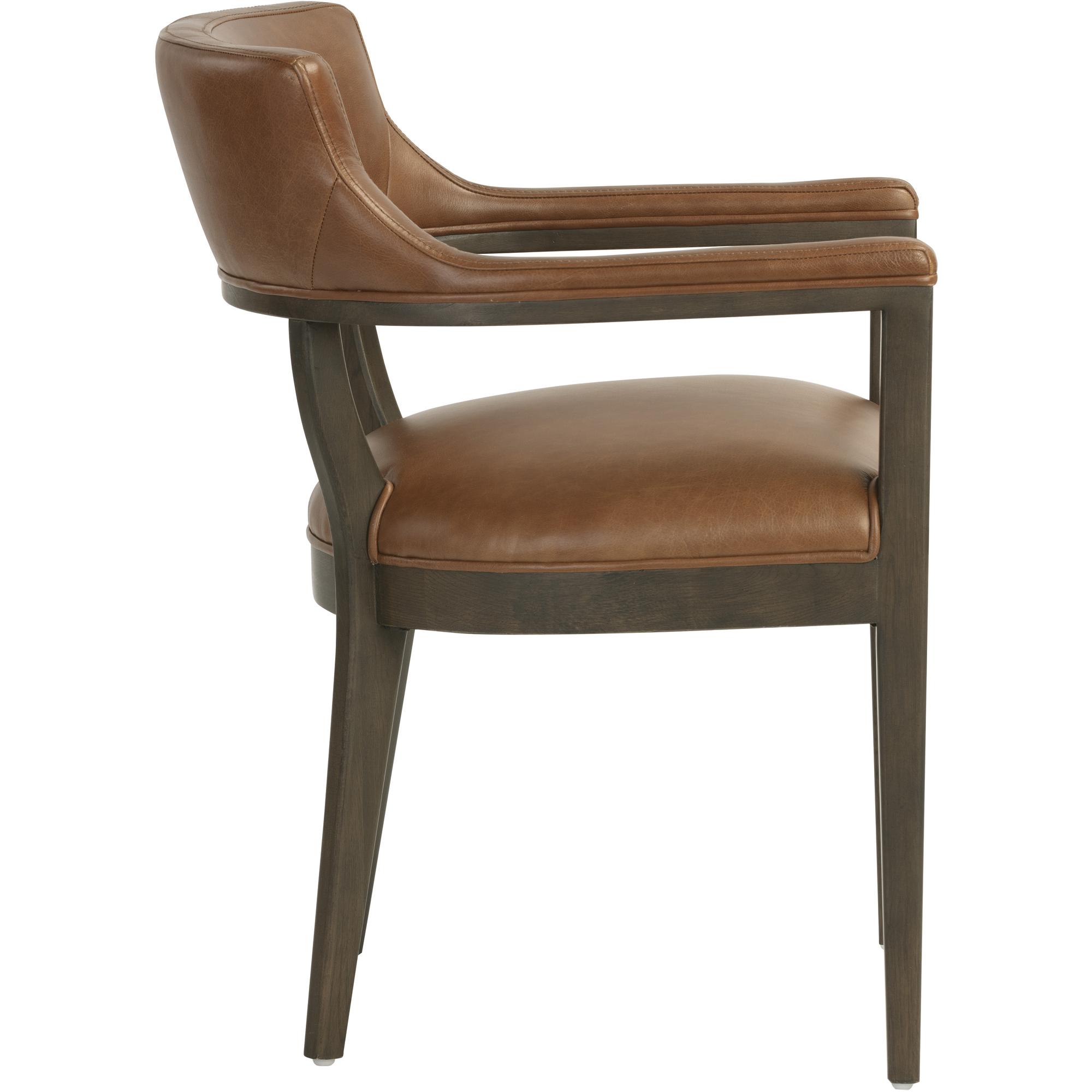 Brylea Dining Armchair - Brown - Shalimar Tobacco Leather 6 Brylea Dining Armchair - Brown - Shalimar Tobacco Leather - Image 6