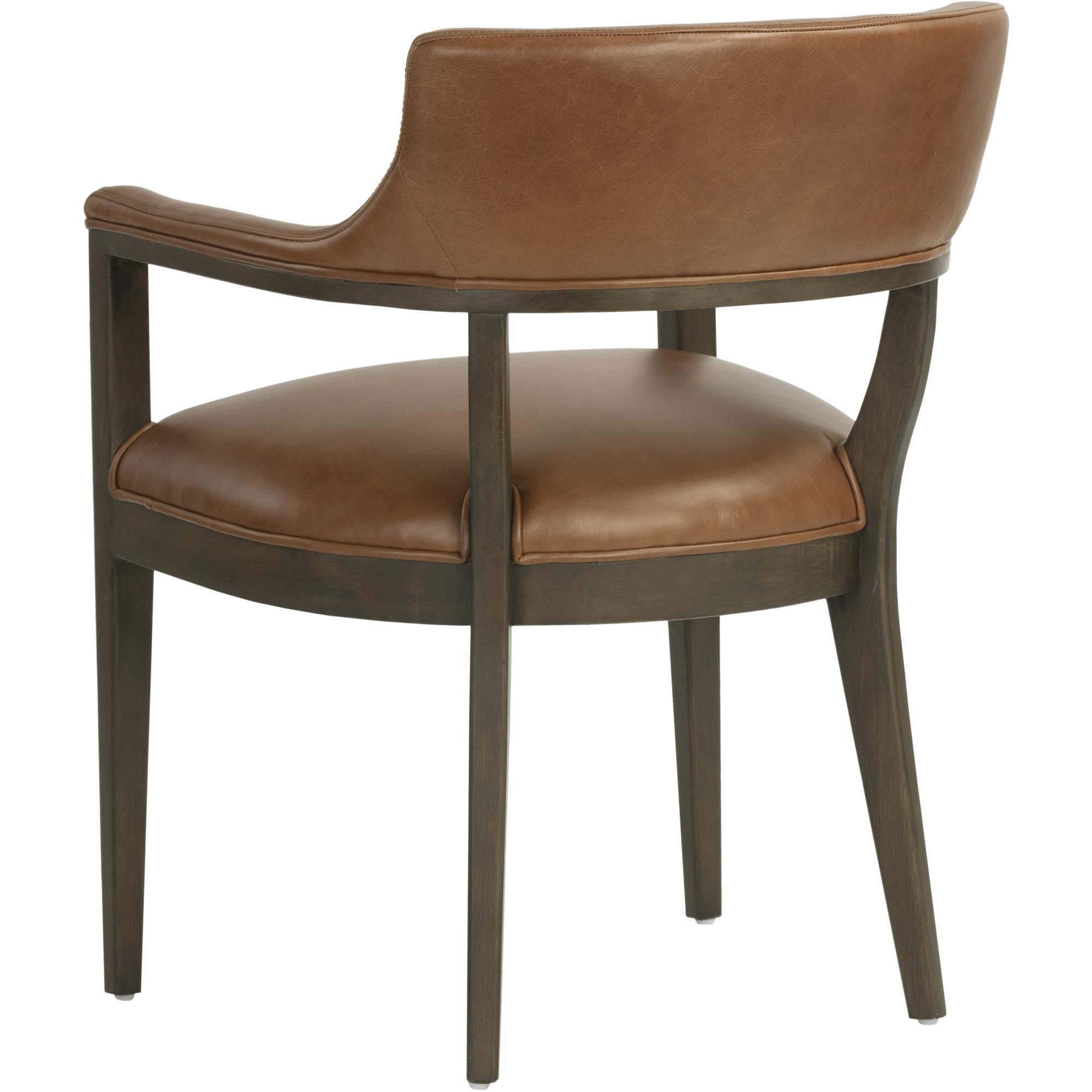 Brylea Dining Armchair - Brown - Shalimar Tobacco Leather 8 Brylea Dining Armchair - Brown - Shalimar Tobacco Leather - Image 8