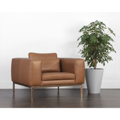 Burr Armchair - Behike Saddle Leather 12 Burr Armchair - Behike Saddle Leather 106138 106138 BURR ARMCHAIR BEHIKE SADDLE LEATHER 5