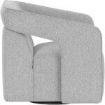 Kendrick Swivel Lounge Chair - Belfast Heather Grey 106160 106160 KENDRICK SWIVEL LOUNGE CHAIR BELFAST HEATHER GREY 2