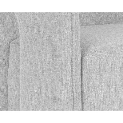 Kendrick Swivel Lounge Chair - Belfast Heather Grey 106160 106160 KENDRICK SWIVEL LOUNGE CHAIR BELFAST HEATHER GREY 6