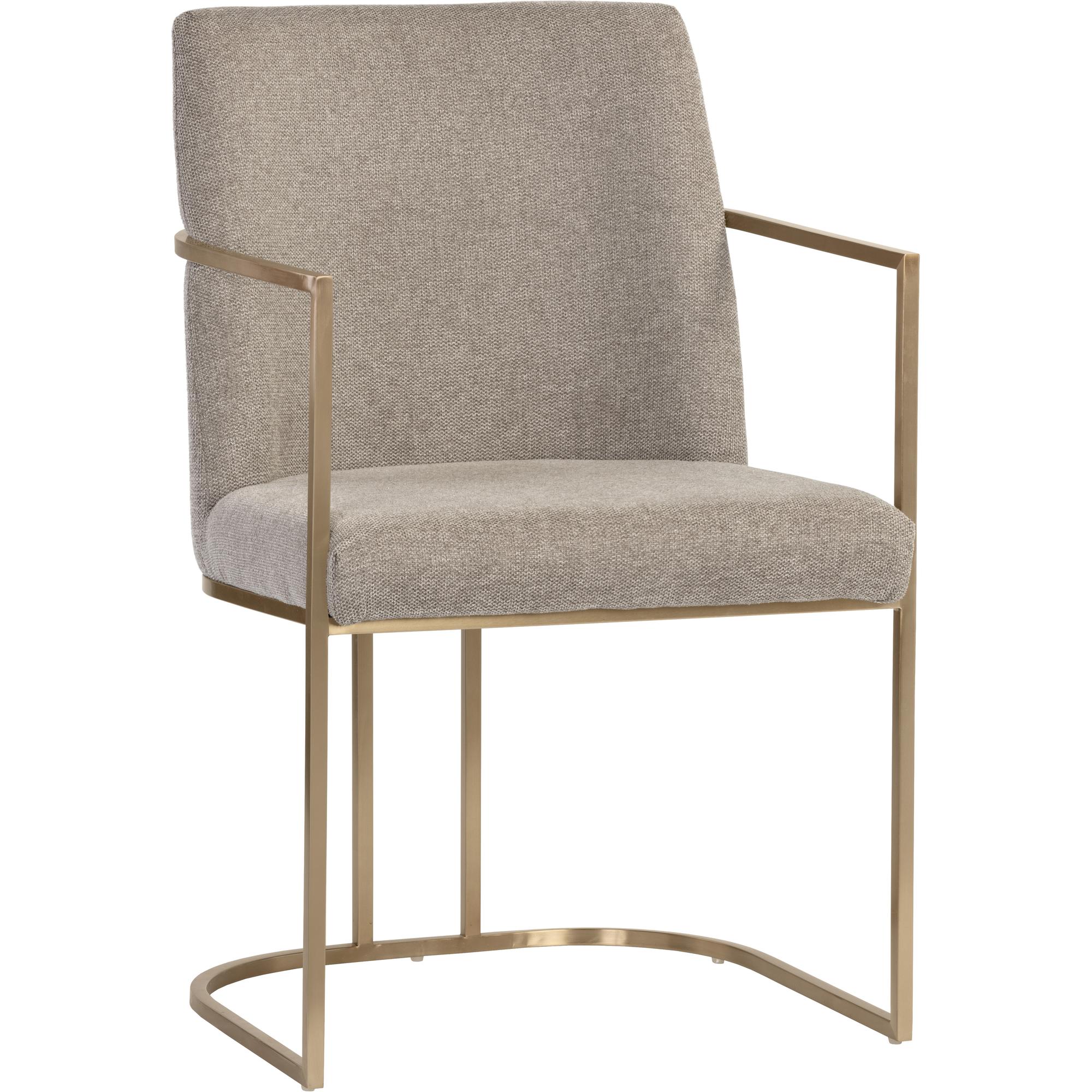 Rayla Dining Armchair - Belfast Oyster Shell 1 Rayla Dining Armchair - Belfast Oyster Shell