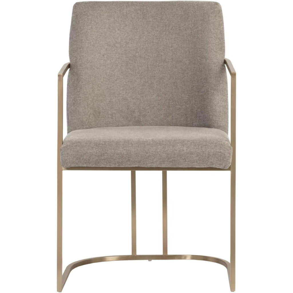 Rayla Dining Armchair - Belfast Oyster Shell - Image 2