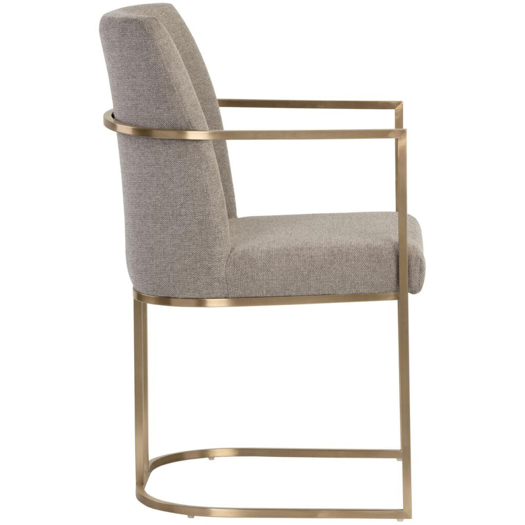 Rayla Dining Armchair - Belfast Oyster Shell - Image 3