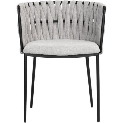 Sarai Dining Armchair - Belfast Heather Grey 106187 106187 SARAI DINING ARMCHAIR BELFAST HEATHER GREY 1