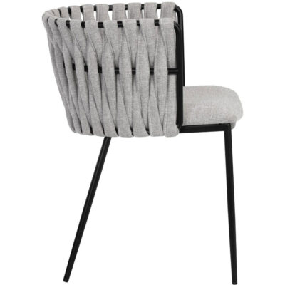 Sarai Dining Armchair - Belfast Heather Grey 106187 106187 SARAI DINING ARMCHAIR BELFAST HEATHER GREY 2
