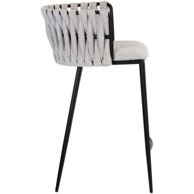 Sarai Counter Stool - Belfast Heather Grey 106189 106189 SARAI COUNTER STOOL BELFAST HEATHER GREY 2