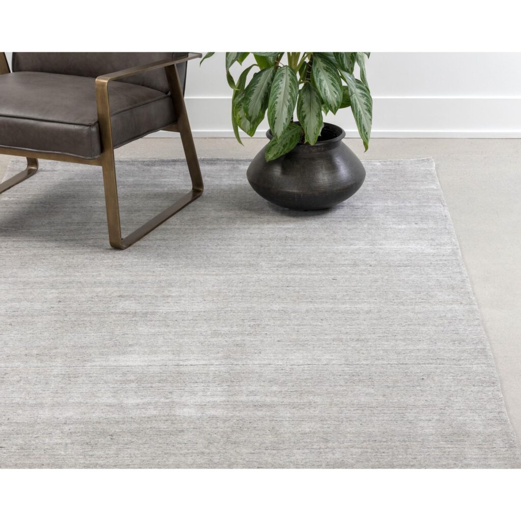 Alaska Hand-Loomed Rug - Grey / Ivory - 5' X 8' - Image 2