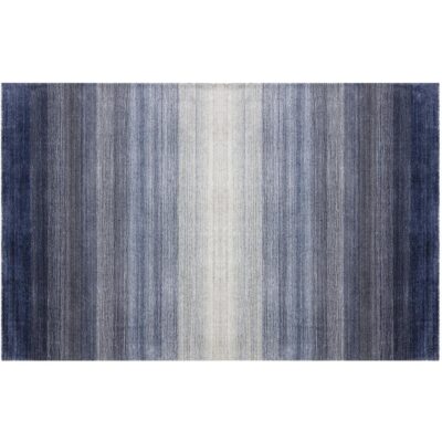 Lagos Hand-Loomed Rug - Blue - 5' X 8'