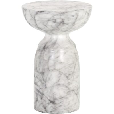 Goya End Table - Marble Look - White 7 Goya End Table - Marble Look - White 106284 106284 GOYA END TABLE MARBLE LOOK WHITE 2