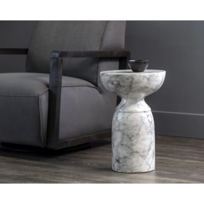 Goya End Table - Marble Look - White 8 Goya End Table - Marble Look - White 106284 106284 GOYA END TABLE MARBLE LOOK WHITE 5