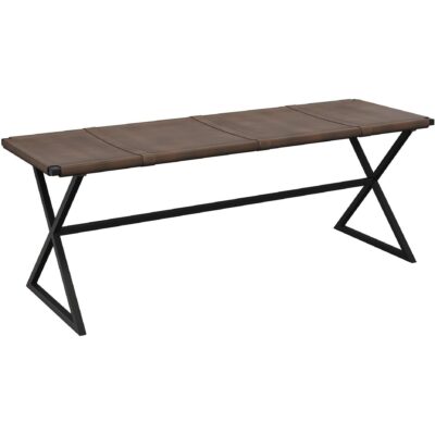 Elon Bench - Vintage Cognac Leather