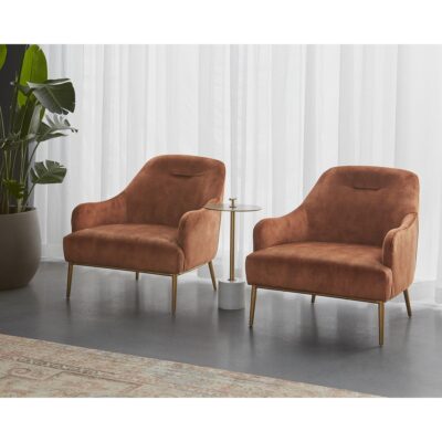 Cameron Lounge Chair - Nono Rust 13 Cameron Lounge Chair - Nono Rust 106400 106400 CAMERON LOUNGE CHAIR NONO RUST 5