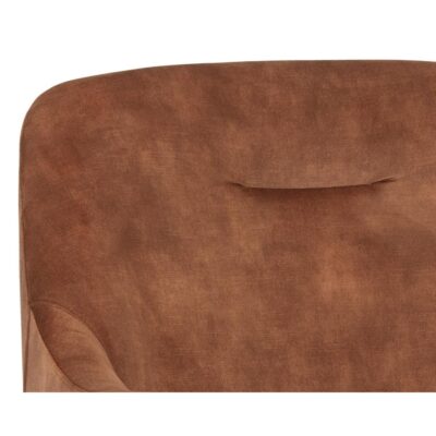 Cameron Lounge Chair - Nono Rust 15 Cameron Lounge Chair - Nono Rust 106400 106400 CAMERON LOUNGE CHAIR NONO RUST 7