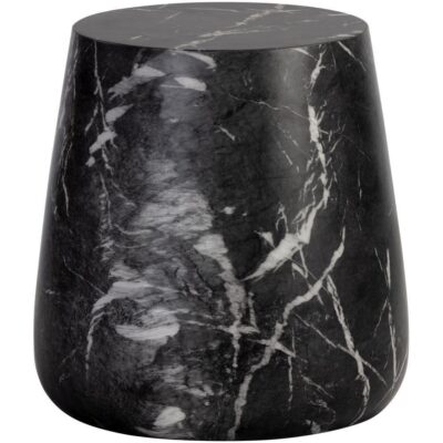 Aries Side Table - Marble Look - Black 6 Aries Side Table - Marble Look - Black 106403 106403 ARIES SIDE TABLE BLACK MARBLE LOOK 1