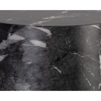 Aries Side Table - Marble Look - Black 8 Aries Side Table - Marble Look - Black 106403 106403 ARIES SIDE TABLE BLACK MARBLE LOOK 6