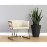 Caily Lounge Chair - Bravo Cream 106416 106416 CAILY LOUNGE CHAIR BRAVO CREAM 5