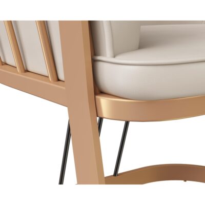Caily Lounge Chair - Bravo Cream 13 Caily Lounge Chair - Bravo Cream 106416 106416 CAILY LOUNGE CHAIR BRAVO CREAM 6