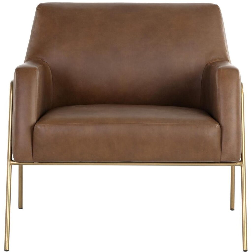 Cybil Lounge Chair - Vintage Caramel Leather - Image 2
