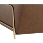 Cybil Lounge Chair - Vintage Caramel Leather 106457 106457 CYBIL LOUNGE CHAIR VINTAGE CARAMEL LEATHER 8