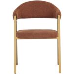 Burgos Dining Armchair - Belfast Rust 106476 106476 BURGOS DINING ARMCHAIR BELFAST RUST 1