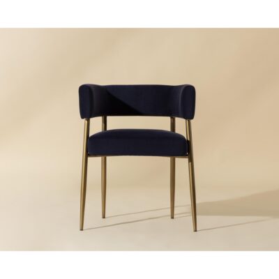 Maestro Dining Armchair - Abbington Navy 106493 106493 MAESTRO DINING ARMCHAIR ABBINGTON NAVY 1