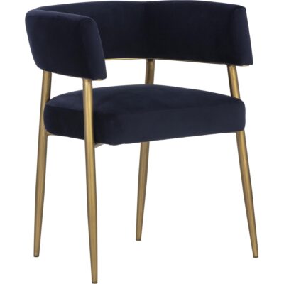 Maestro Dining Armchair - Abbington Navy