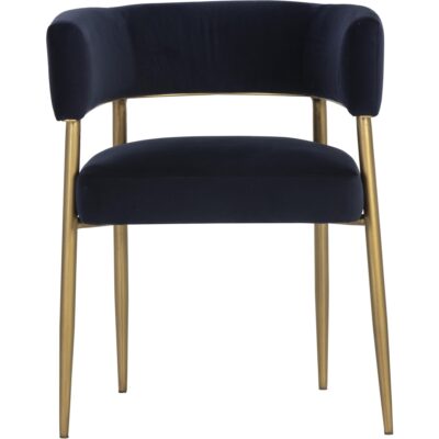 Maestro Dining Armchair - Abbington Navy 106493 106493 MAESTRO DINING ARMCHAIR ABBINGTON NAVY 21