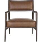 Damien Lounge Chair - Vintage Caramel Leather 106562 106562 DAMIEN LOUNGE CHAIR VINTAGE CARAMEL LEATHER 1