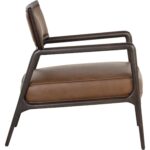 Damien Lounge Chair - Vintage Caramel Leather 106562 106562 DAMIEN LOUNGE CHAIR VINTAGE CARAMEL LEATHER 2