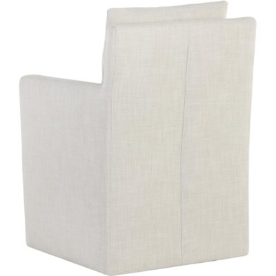 Glenrose Wheeled Dining Armchair - Effie Linen 14 Glenrose Wheeled Dining Armchair - Effie Linen 106570V 106570V GLENROSE WHEELED DINING ARMCHAIR EFFIE LINEN 23