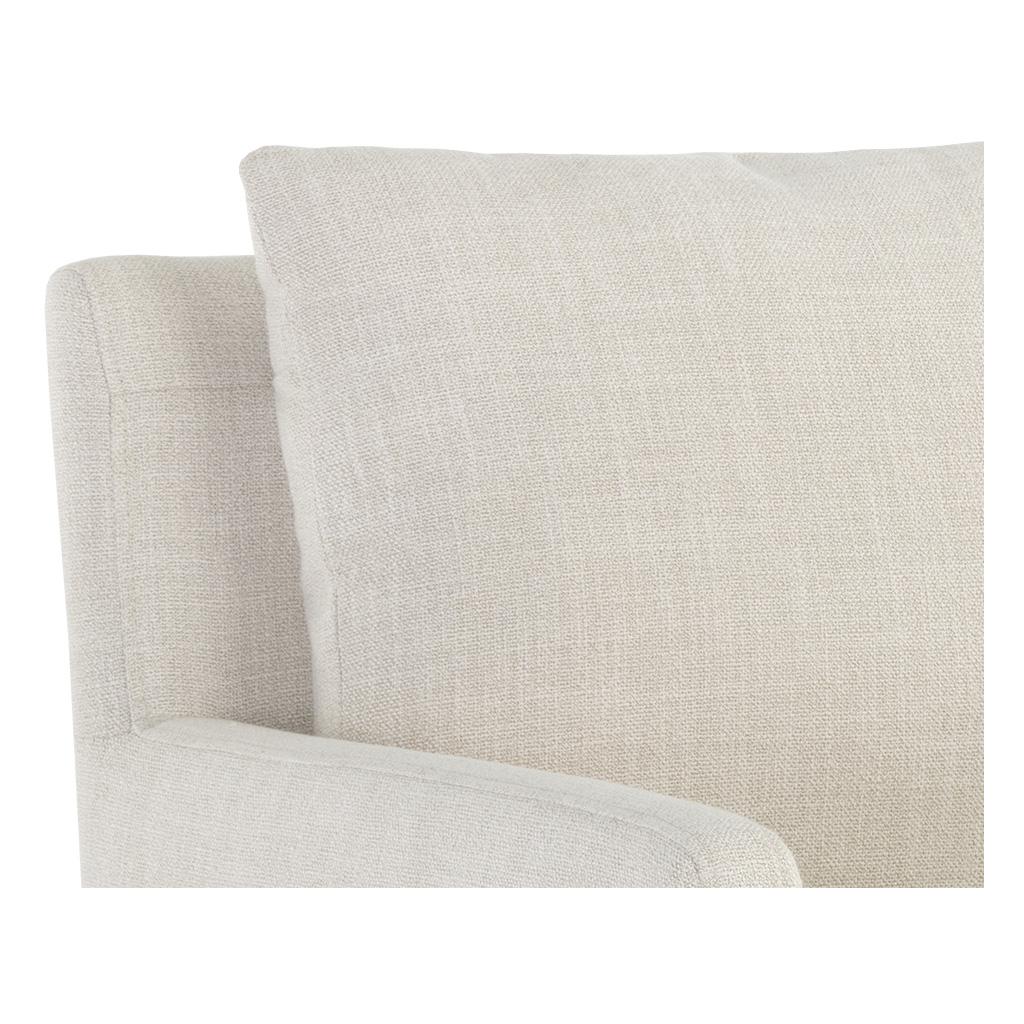 Glenrose Wheeled Dining Armchair - Effie Linen 6 Glenrose Wheeled Dining Armchair - Effie Linen - Image 6