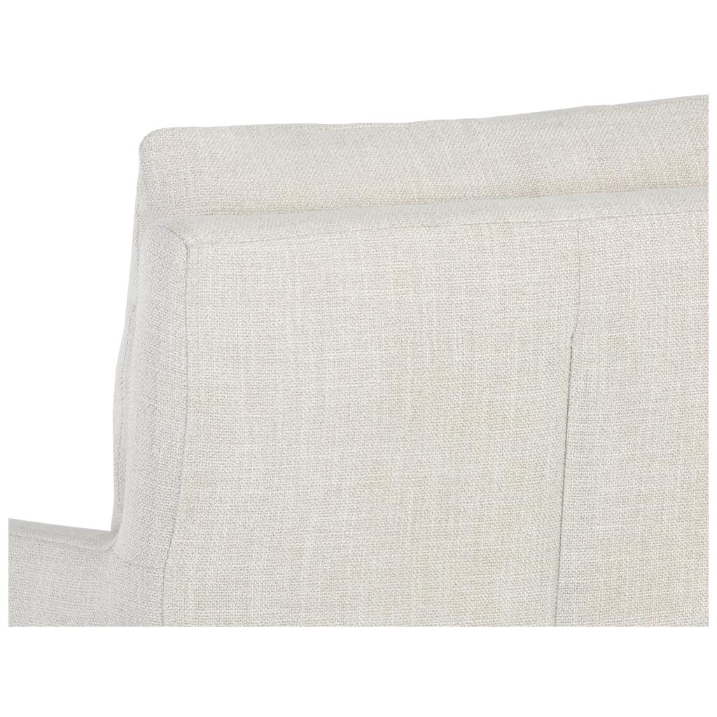 Glenrose Wheeled Dining Armchair - Effie Linen 7 Glenrose Wheeled Dining Armchair - Effie Linen - Image 7