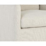 Glenrose Wheeled Dining Armchair - Effie Linen 106570 106570 GLENROSE WHEELED DINING ARMCHAIR EFFIE LINEN 6