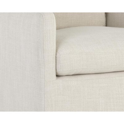 Glenrose Wheeled Dining Armchair - Effie Linen 11 Glenrose Wheeled Dining Armchair - Effie Linen 106570 106570 GLENROSE WHEELED DINING ARMCHAIR EFFIE LINEN 6