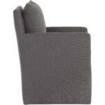 Glenrose Wheeled Dining Armchair - Effie Smoke 106571 106571 GLENROSE WHEELED DINING ARMCHAIR EFFIE SMOKE 2