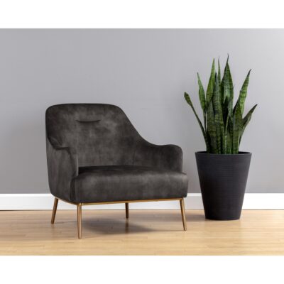 Cameron Lounge Chair - Nono Shitake 9 Cameron Lounge Chair - Nono Shitake 106596 106596 CAMERON LOUNGE CHAIR NONO SHITAKE 5