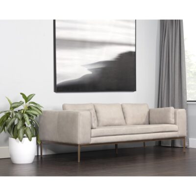 Burr Sofa - Bali Bone Leather 11 Burr Sofa - Bali Bone Leather 106598 106598 BURR SOFA BALI BONE LEATHER 5