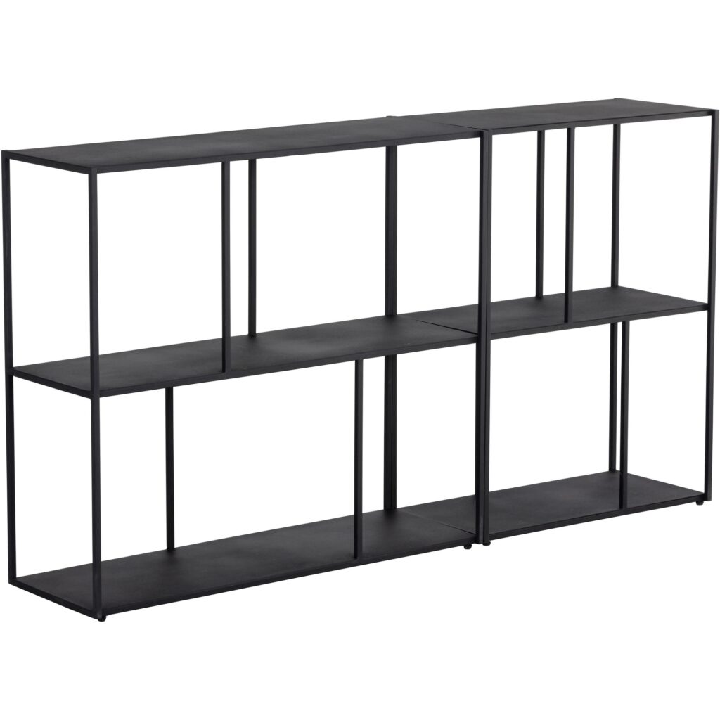 Eiffel Low Bookcase - Small - Black - Image 3