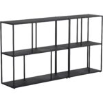 Eiffel Low Bookcase - Small - Black 106599 106599 EIFFEL LOW BOOKCASE SMALL BLACK 4