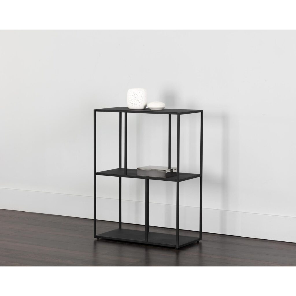 Eiffel Low Bookcase - Small - Black - Image 4