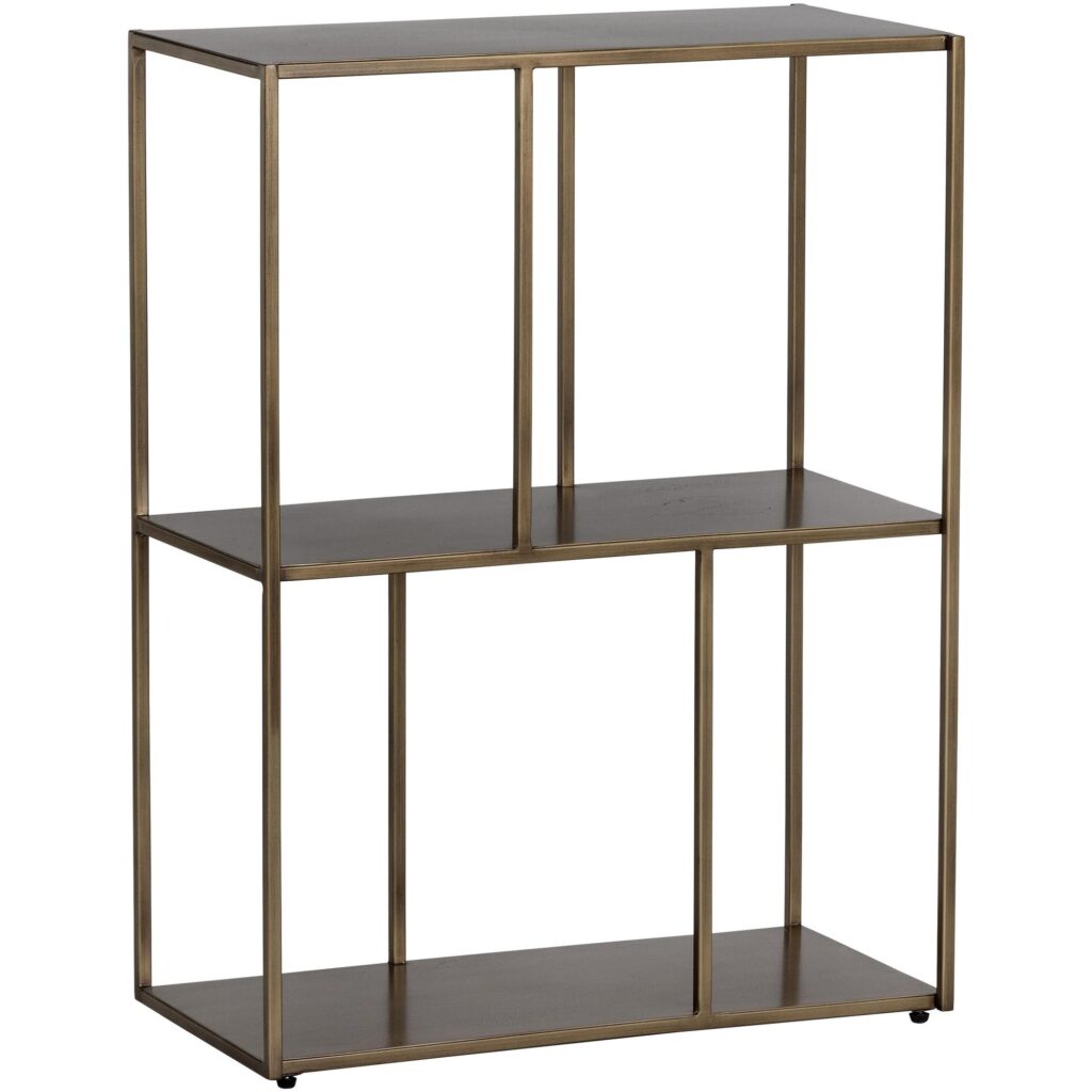 Eiffel Low Bookcase - Small - Antique Brass - Image 2