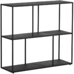 Eiffel Low Bookcase - Medium - Black 106601 106601 EIFFEL LOW BOOKCASE MEDIUM BLACK 1
