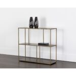 Eiffel Low Bookcase - Medium - Antique Brass 106602 106602 EIFFEL LOW BOOKCASE MEDIUM ANTIQUE BRASS 5
