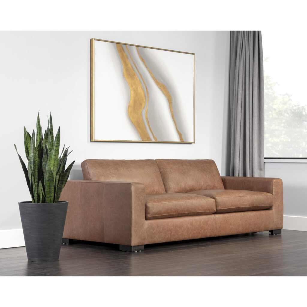 Baylor Sofa - Marseille Camel Leather 106616 - Image 3