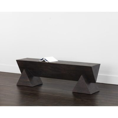Gregor Bench - Dark Brown 8 Gregor Bench - Dark Brown 106637 106637 GREGOR BENCH 5