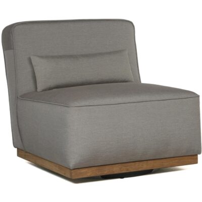 Accent Chairs Burlington - Modern Living 106657 CARBONIA SWIVEL LOUNGE CHAIR PALLAZO TAUPE