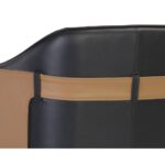 Carter Counter Stool - Napa Black / Napa Cognac 106684 106684 CARTER COUNTER STOOL NAPA BLACK NAPA COGNAC 8